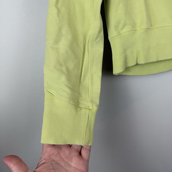 Lululemon Ready To Roll Sweatshirt M Bright Yellow Athletic Gym Workout Outdoor - Picture 5 of 9